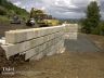 Design of public drop-off retaining wall, roads, and drainage at landfill