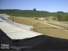 Observing drainage layer placement on final landfill cover design by us for Weyerhaeuser Co